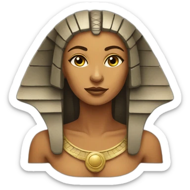 Sphinx woman sticker