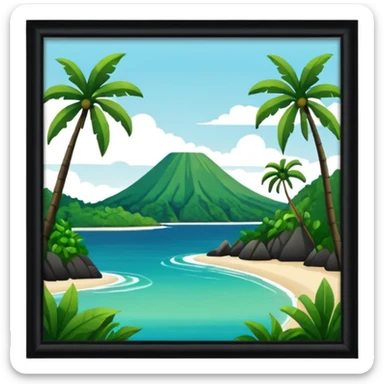 GAMBAR PULAU SUMATERA NEGARA INDONESIA sticker