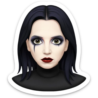 Merlin Manson sticker