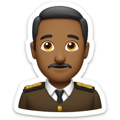 Hombre con pasa montañas  sticker