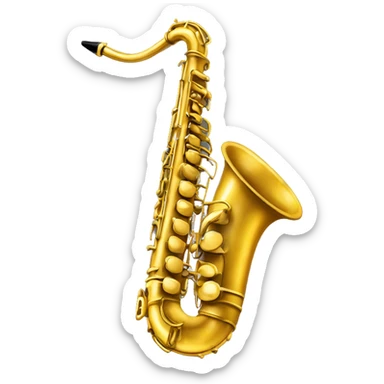 Baritone saxaphone sticker