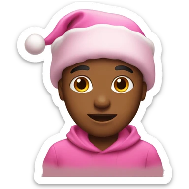 Pink Christmas  sticker
