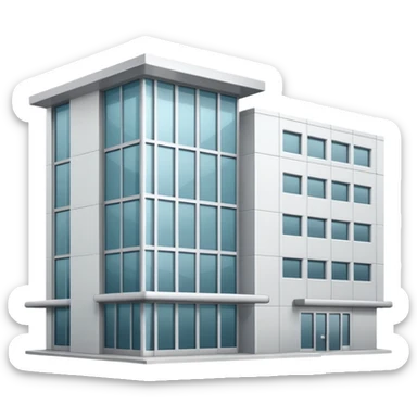 hospital buliding sticker