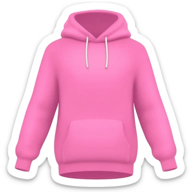 pink hoodie sticker