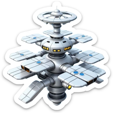 space station sticker