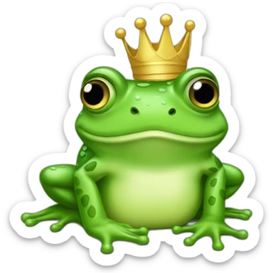 Princes-frog sticker