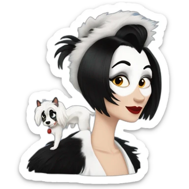 Cruella de Vil sticker