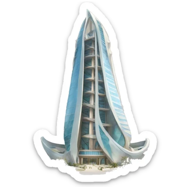 Katara Lusail Tower sticker