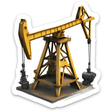 Pump jack  sticker