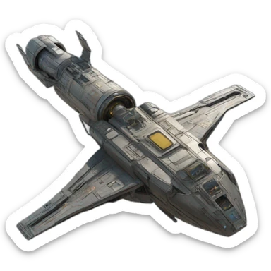 XB 27, the spaceship from Valerian comics sticker
