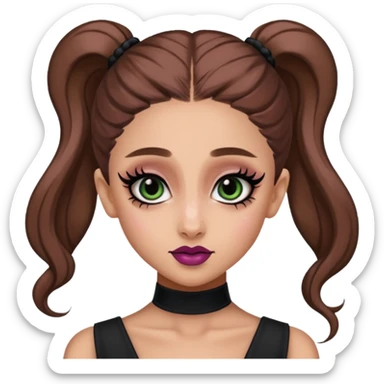 Merp face like Ariana grande in wicked  sticker