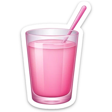 Pink glow recipe sticker
