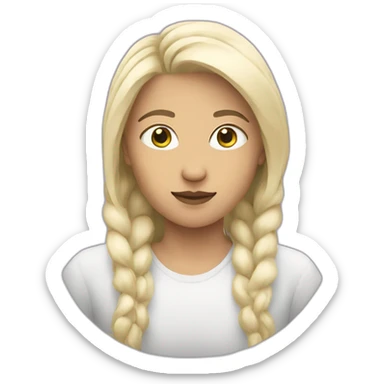 a non binary Swedish person sticker