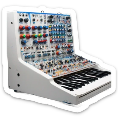 buchla modular synth sticker