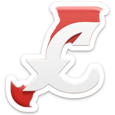 Flat vector emoji icon of a translation symbol, two overlapping rounded squares, the primary color is corporate RED, the front square features a bold white letter 'A', the back square features a bold white Arabic letter 'ع', minimalist UI style, high contrast, white background. sticker