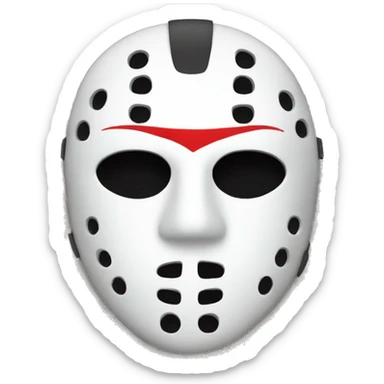 Jason mask sticker