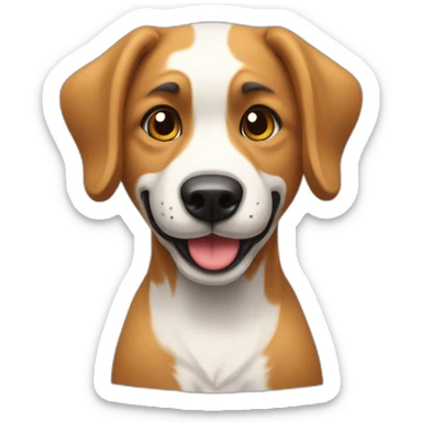 Chien qui joue aux jeux vidéo sticker