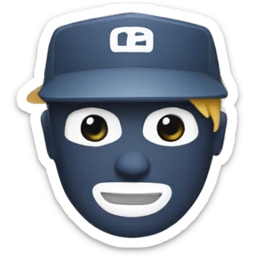 Dedo indicador a apontar ao visor sticker