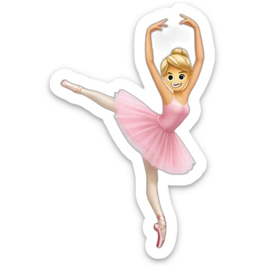 Dieter Bohlen verkleidet als ballerina sticker
