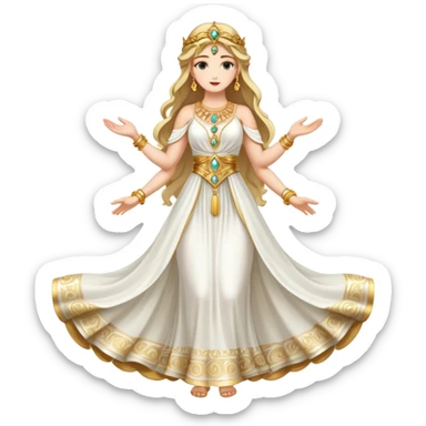 fullbody Goddess Sophia sticker