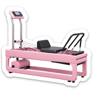 pink pilates reformer sticker