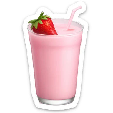 Strawberry milk sticker