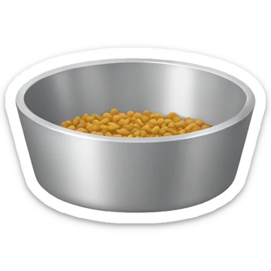 pet food bowl  sticker