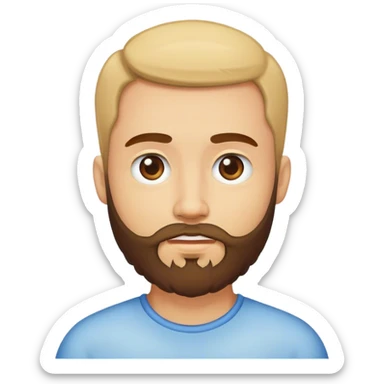 Bearded guy with extra chromosome sticker