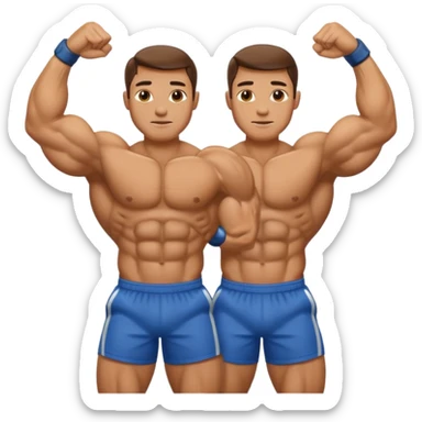 Braço Bíceps Flexionado direito e esquerdo só os braços sem o homem sticker