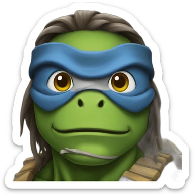 Leonardo tmnt sticker