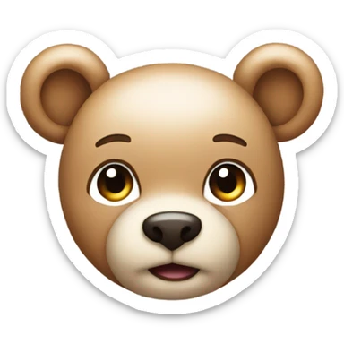 cute teddy beat sticker