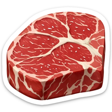 steak protein cut sticker