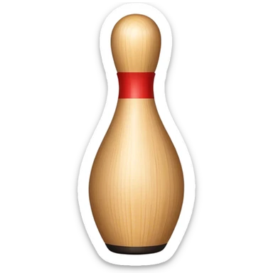 a bowling pin sticker