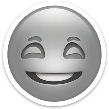 Smiley Pleure avec un sourire au coin sticker