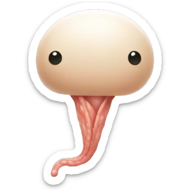 Human sperm biology sticker