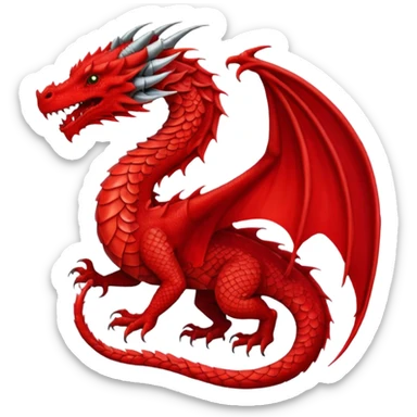 targaryen Dragon semboll sticker