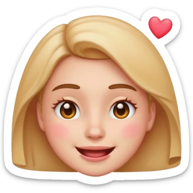 A person falling in love emoji sticker