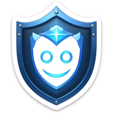 Discord moderator shield sticker