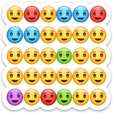 Emoji ios 18 sticker