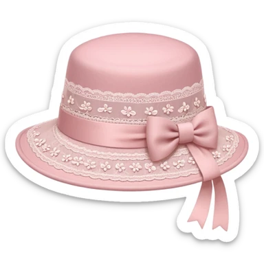 feminine hat sticker