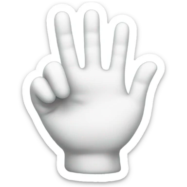 A hand signaling OK sticker