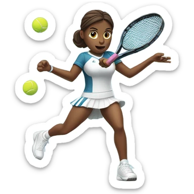 Tennis sticker
