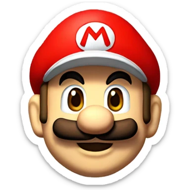 Mario mario sticker