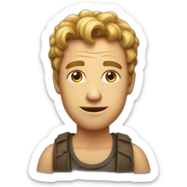 A dumb friend sticker