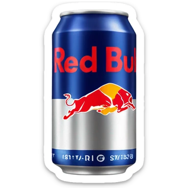 Red Bull drink sticker