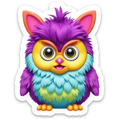 1st generation furby 1990’s sticker