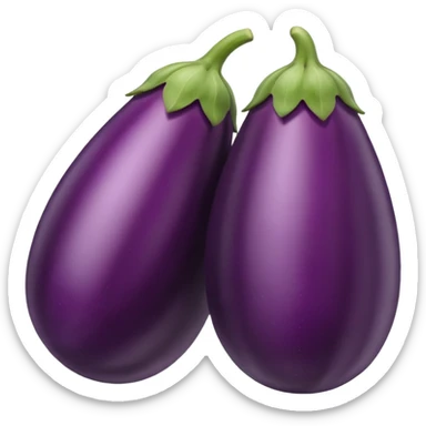 Eggplant  sticker