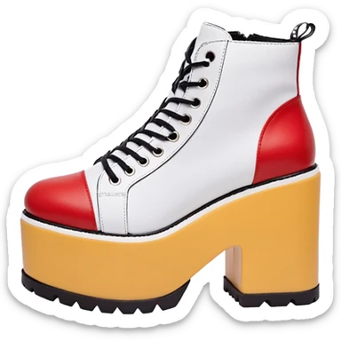 Calzado Qozmo White  marca YRU sticker