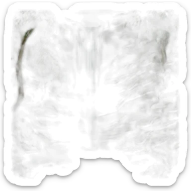 water spring with crystal 2.5D sticker