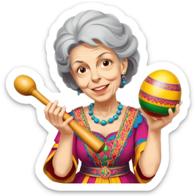 Maraca Player sticker